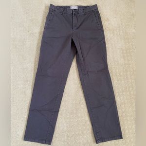 Everlane Straight Fit Slate Grey Chino